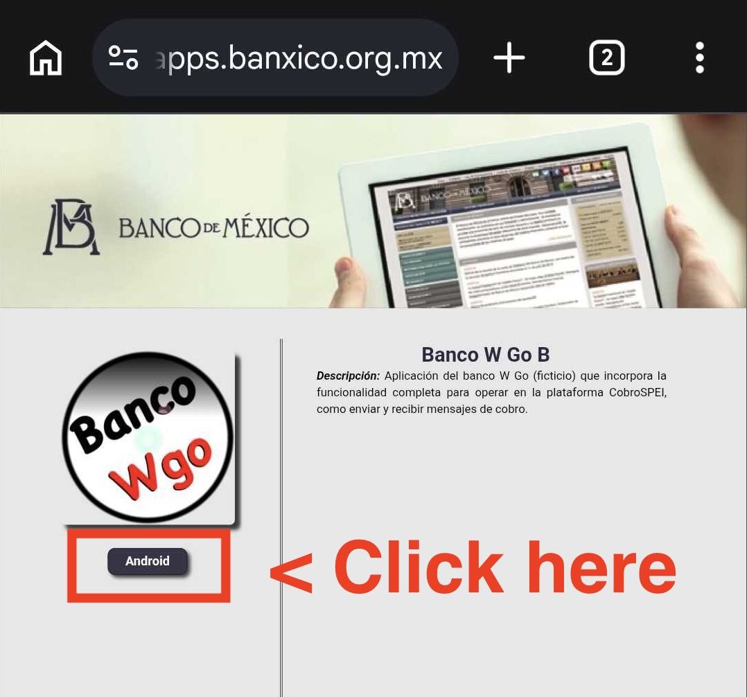 Descargar la app Banco W Go B