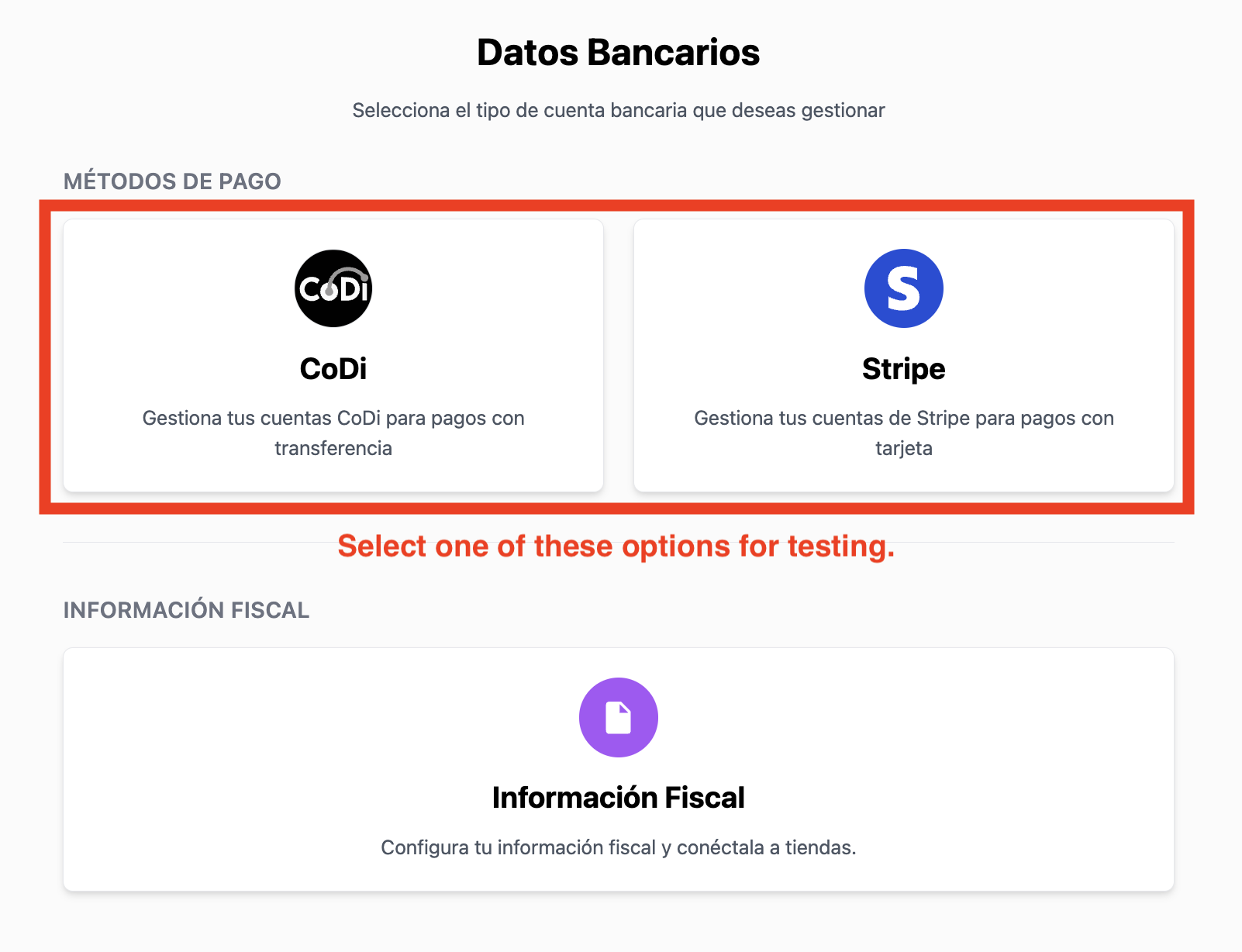 Choosing a finance option to accept payments